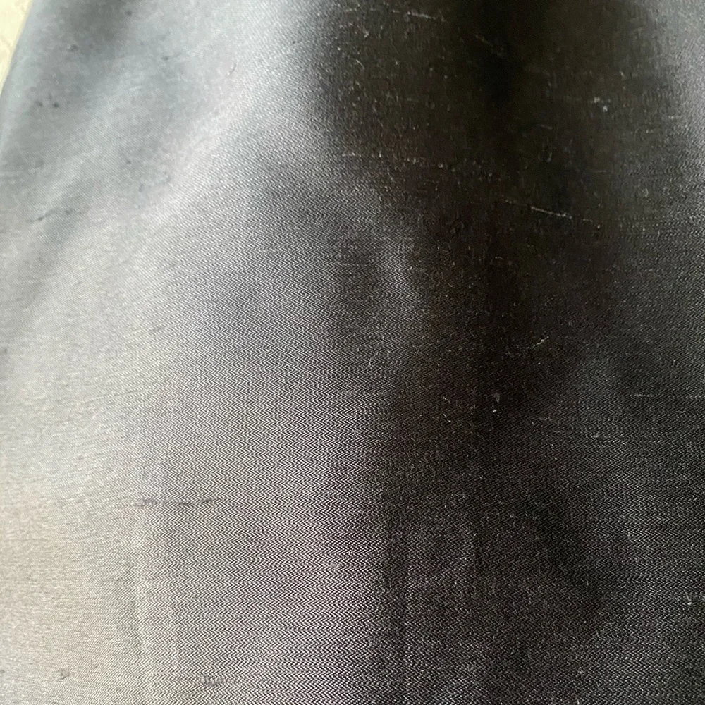 Thierry Mugler Vintage Silk Black Pencil Skirt